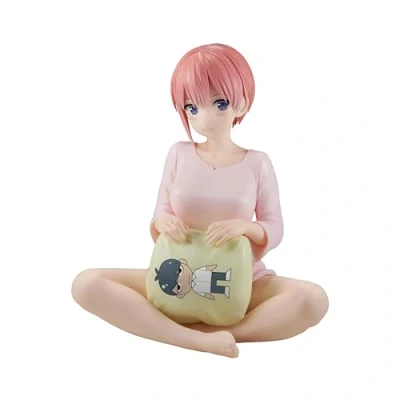 Image of Banpresto Ichika Nakano BP89435P The Quintessential Quintuplets Relax Time Action Figure, 12 cm, Multi Colour