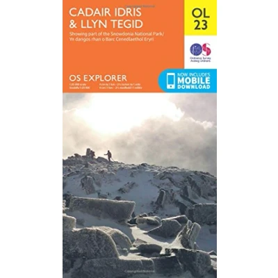 Image of Explorer OL23 Cadair Idris &amp; Llyn Tegid Map With Digital Version