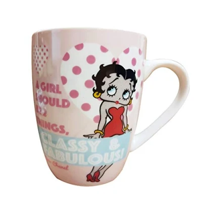 Image of Betty Boop Tea/Coffee Mug A Girl Should Be 2 Things Classy &amp; Fabulous