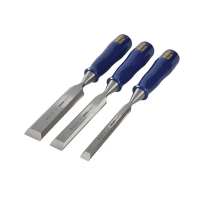 Image of Irwin Marples M444 Blue Chip B/E Chisel Set 3