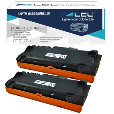 Image of LCL MLT D116L Black Toner Cartridge Replacement for Samsung D116S Xpress M2625 M2625D M2675FN M2825DW M2825ND M2875FD M2875ND M2875FW M2885FW M2835DW (2 Pack)