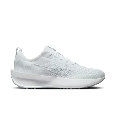 Image of Nike Performance Interact RUN Road running shoes, Men&#039;s, Size: 7, White/pure platinum/wolf grey Textile/synthetics