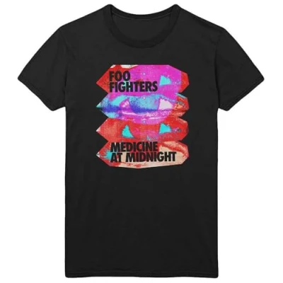 Image of Rock Off officially licensed products Foo Fighters Medicine at Midnight T Shirt XL Black