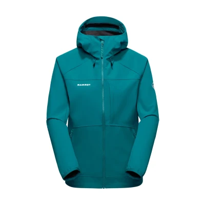 Image of Mammut Ultimate Comfort SO Soft shell jacket, Women&#039;s, Size: XS, Deep teal