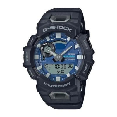 Image of Casio G Shock Squad (48.9mm) Blue Hybrid Dial/Black Bio Based Resin Strap GBA 900CB 1AER