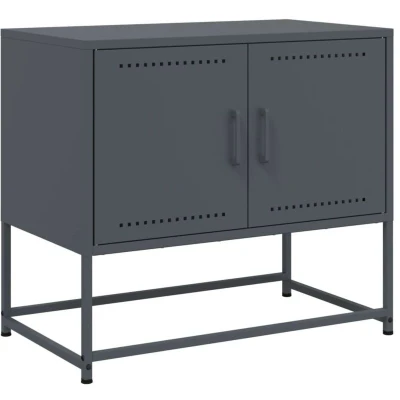 Image of vidaXL TV Cabinet Anthracite 68.5x39x60.5 cm Steel