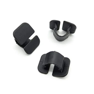 Image of VVO Fasteners Black Plastic Bonnet Insulation &amp; Soundproofing Clips for Audi A3, A1, A4, TT, A5, Q3, Q5, A6, A7, A8, (Pack of 10)