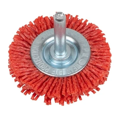 Image of Sealey 50mm Nylon Filament Circular Brush with 6mm Shaft