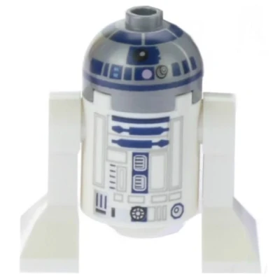 Image of LEGO Star Wars Minifigure R2 D2 Astromech Droid Lavender Dots (75136) by
