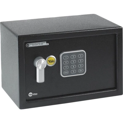 Image of YALE Value Safe Electronic Storage Locker Mini, Black, Black