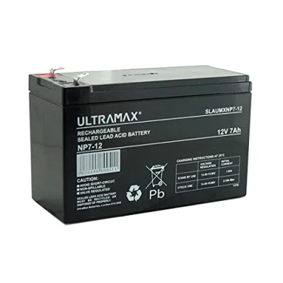 Image of Lintronics LCR12V65P 12V 7Ah Sealed Lead Acid Replacement ULTRAMAX Battery