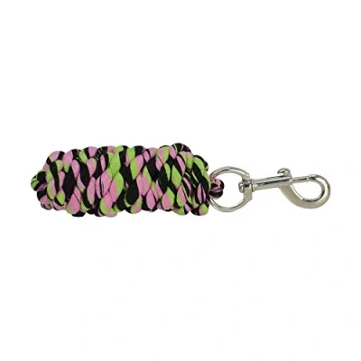 Image of Hy Three Toned Lead Rope (2m) (Black/Pink/Green)