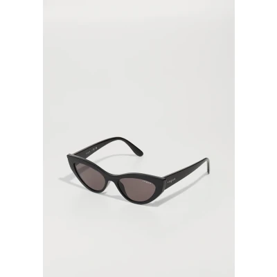 Image of VOGUE EYEWEAR Woman VO5637SU W44/87 Occhiali da sole Nylon Black Grey Cat Eye Normal