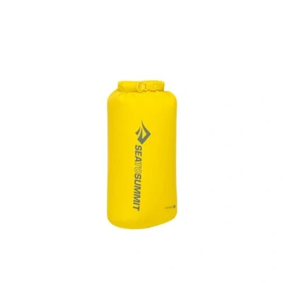 Image of Sea to Summit Lightweight Dry Bag M 8L Waterproof Storage Roll Top Closure Recycled Fabric Base Lash Point &amp; D Ring For Backpacking Kayaking 19.9 x 16.5 39cm Sulphur Yellow 67g