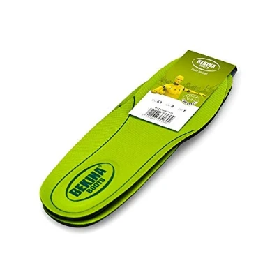 Image of Ergonomical Insoles for Safety Boots Men and Women, odeur Resistant, Extra Shock Absorbing with Heel Cushion, Anti Microbial Treatment, More Comfort, UK 5 Green