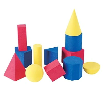 Image of Learning Resources Soft Foam Geometric Shapes (Set of 12)
