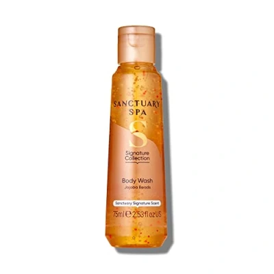 Image of Sanctuary Spa Signature Collection with Jojoba Beads, Cruelty Free &amp; Vegan Body Wash, 75ml