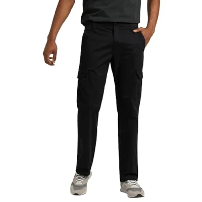 Image of Lee Men&#039;s Cargo Trousers Xc Jeans, Union All Black, 33 W/32 L