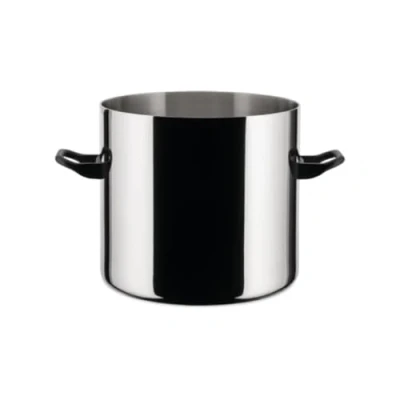 Image of Alessi La Cintura Di Orione 20 cm Stock Pot in 18/10 Stainless Steel