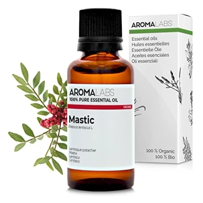 Image of BIO Mastic Essential Oil 30mL 100% Pure, Natural, Chemotyped and AB Certified AROMA LABS (French Brand)