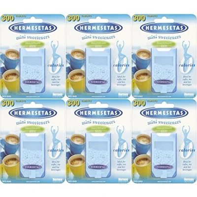 Image of 6X Hermesetas Original Mini Sweeteners, 300 Tablets (Each)