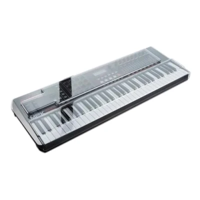 Image of Decksaver Cover for Akai MPK 261 Super Durable Polycarbonate Protective lid in Smoked Clear Colour, Made The UK Producers&#039; Choice Unbeatable Protection