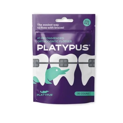 Image of Platypus Orthodontic Flosser Bag, 30 Count