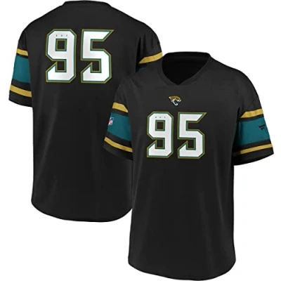 Image of Fanatics Iconic Poly Mesh Supporters Jersey Jacksonville Jaguars XXL