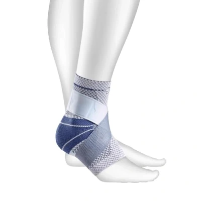 Image of Bauerfeind MalleoTrain Left S Ankle Support (Titanium, 5)