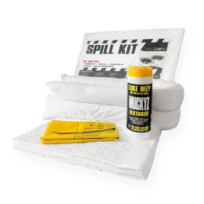 Image of PDL Pegdev 20L Oil &amp; Fuel Spill Kit Swift Efficient Workplace Clean up Water Repellent, Ideal for Hydraulic Engine Spills.