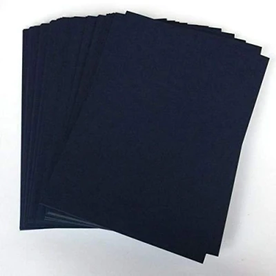 Image of Stella Crafts A4 Navy Blue Card Stock x 60 Sheets, 240gsm (297mm 210mm)