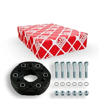 Image of 2114100215, A2114100215 Drive Shaft Coupler FEBI BILSTEIN 19110 110mm BMTS Turbo NEW with bolts/screws, washers nuts