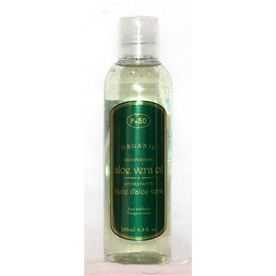 Image of Aloe Vera OIL ORGANIC NATURAL OILBODY OILSKIN OILSOFTENING by P+50 200ml Fragrance Free
