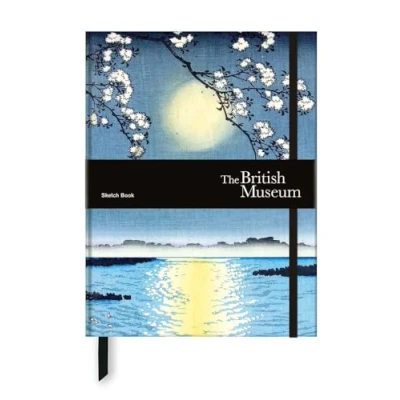 Image of Museums &amp; Galleries Blank Sketchbook Sumida River Design by Tsukioka Yoshitoshi 124 Pages from The British Museum Range