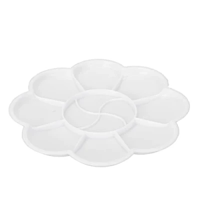 Image of Paint Pallet Tray, Tray Palettes Color Mixing Comfortable Hold Easy Cleaning for Studio Artists Pigment Separation