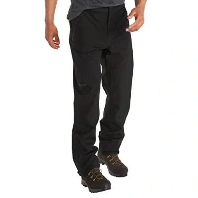 Image of Marmot Men&#039;s Minimalist Pant, Waterproof Gore TEX Trousers, Breathable Overtrousers, Lightweight Hiking and Cycling Windproof Trekking Pants, Black, XXL