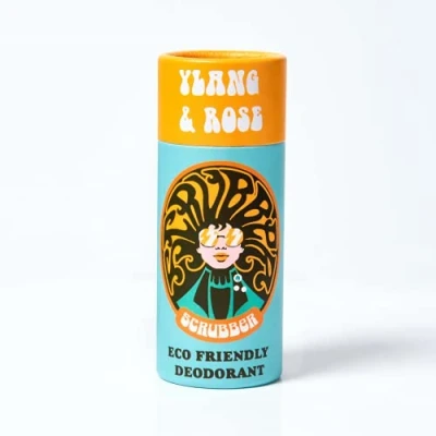 Image of Eco Friendly Vegan Natural Organic Ylang &amp; Rose Deodorant Stick in 100% Recyclable Tube