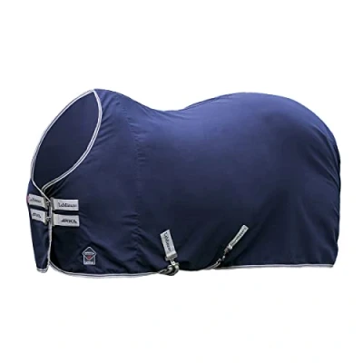 Image of LeMieux Arika Stable Sheet Navy Blue 6ft3