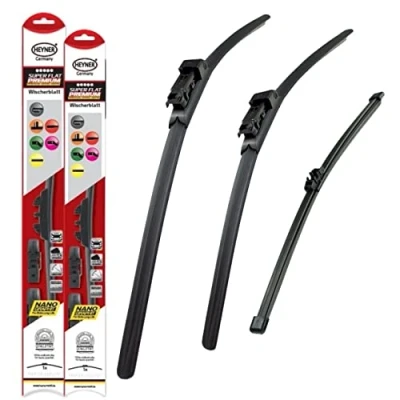 Image of HEYNER Germany A Class (W176) Windscreen Wiper Blades 2012 2015 Size 24&quot;19&quot; Rear Blade 9x1