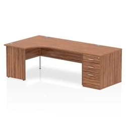 Image of Impulse 1800 Left Hand Panel End Workstation 800 Pedestal Wa