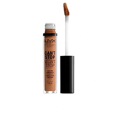 Image of NYX Professional Makeup Can&#039;T Stop Won&#039;T Full Coverage Concealer Mahogony, 0.025