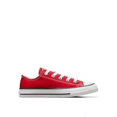 Image of Converse Chuck Taylor All Star Core Ox, Unisex Kids&#039; Trainers, Red, 2 UK (34 EU)