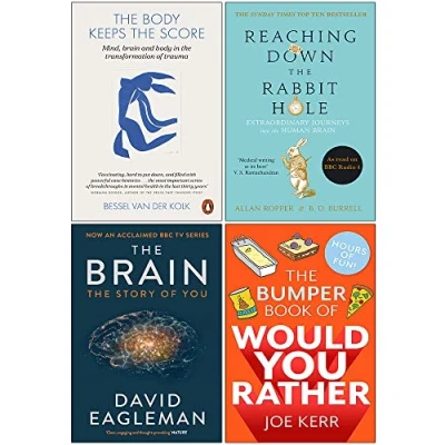 Image of Grehge The Score, Reaching Down Rabbit Hole, Brain Story of You, Bumper Book Would You Rather 4 Books Collection Set
