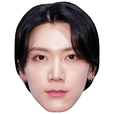 Image of Chittaphon Leechaiyapornkul (Black Hair) Celebrity Mask, Flat Card Face, Fancy Dress Mask