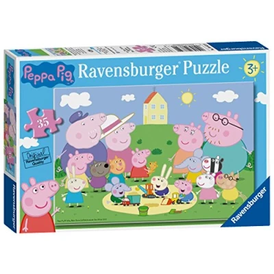 Image of Ravensburger Peppa Pig Fun In The Sun 35 Piece Jigsaw Puzzle For Kids Age 3 Years And Up