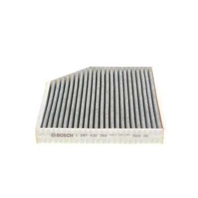 Image of 8K0819439A, 8K0819439B, 8K0819439C Pollen Filter BOSCH 1 987 432 369 Activated Carbon 240,5mm 279mm 36mm AUDI: A5 B8 Sportback, Q5