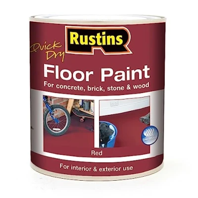 Image of RUSTINS Floor Paint Red 1L