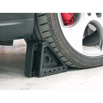 Image of Sealey Rubber Wheel Chocks Pair