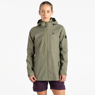 Image of Dare 2b Women&#039;s Breathable Switch Up II Waterproof Jacket Olivine Green, Size: 14