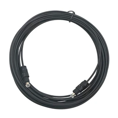 Image of Pxyelec 15M Black Digital Fiber Optical Audio SPDIF TosLink Cable